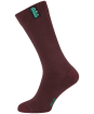 Ridgeline Cotton Work Socks – Mid Length - Oxblood Multi