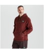 Men's Ridgeline Ballistic Long Sleeved Fleece Hoodie - Oxblood