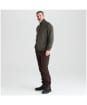 Men's Ridgeline Brancaster 1/4 Zip Top - Moss