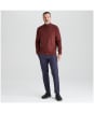 Men's Ridgeline Hartland 1/4 Zip Knit - Oxblood