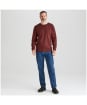 Men's Ridgeline Hartland Crew Knit - Oxblood