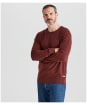 Men's Ridgeline Hartland Crew Knit - Oxblood