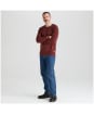 Men's Ridgeline Hartland Crew Knit - Oxblood