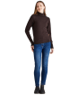  Women's Ridgeline Melford Roll Neck Knit - Deep Bark