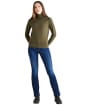  Women's Ridgeline Melford Roll Neck Knit - Khaki Green