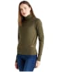  Women's Ridgeline Melford Roll Neck Knit - Khaki Green