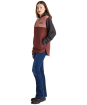 Women's Ridgeline Tribe Hoodie - Oxblood Tri Colour