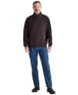 Men's Ridgeline Brancaster 1/4 Zip Top - Deep Bark