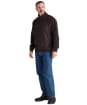 Men's Ridgeline Brancaster 1/4 Zip Top - Deep Bark