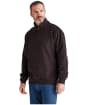 Men's Ridgeline Brancaster 1/4 Zip Top - Deep Bark