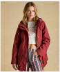 Women's Joules Portwell Waterproof Raincoat - Rust