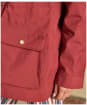 Women's Joules Portwell Waterproof Raincoat - Rust