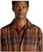 Men's Joules Flannel Overshirt - Brown
