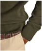 Men's Joules Alistair French Ribbed 1/4 Zip Sweatshirt - New Green