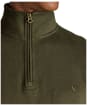 Men's Joules Alistair French Ribbed 1/4 Zip Sweatshirt - New Green