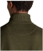 Men's Joules Alistair French Ribbed 1/4 Zip Sweatshirt - New Green