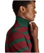 Men's Joules Woody Stripe Classic Fit Cotton Polo Shirt - Burgundy / Green