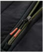 Men's Passenger Clothing Woodland Hooded 1/2 Zip Recycled Polartec® Fleece - Black / Khaki