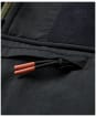 Men's Passenger Clothing Woodland Hooded 1/2 Zip Recycled Polartec® Fleece - Black / Khaki