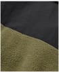 Men's Passenger Clothing Woodland Hooded 1/2 Zip Recycled Polartec® Fleece - Black / Khaki