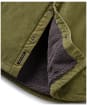  Men's Passenger Clothing Kodiak Sherpa Lined Cord Overshirt 3.0 - Khaki