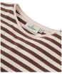 Women's Passenger Clothing Panorama Striped Long Sleeve T-Shirt - Chestnut