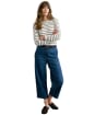 Women's Lily & Me Marnie Stripe Top - Olive / Ecru