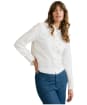 Women's Lily & Me Bracken Abstract Bloom Embroidered Shirt - White