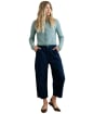 Women's Lily & Me Georgia Canvas Trousers - Navy