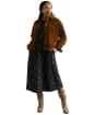  Women's Lily & Me Olivia Shirt Jacket - Burnt Caramel