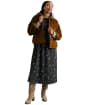  Women's Lily & Me Olivia Shirt Jacket - Burnt Caramel