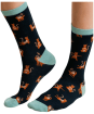 Women's Lily & Me Ankle Socks - Yoga Cats