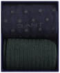  Men's GANT Dot And Rib Socks Gift Box - 2 Pack - Evening Blue