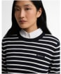 Women's Barbour Emmy Knitted Jumper - Dark Navy Stripe