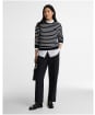 Women's Barbour Emmy Knitted Jumper - Dark Navy Stripe