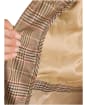 Women's Joules Rainmore Waterproof Raincoat - Tweed Check