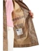 Women's Joules Rainmore Waterproof Raincoat - Tweed Check