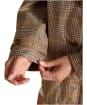Women's Joules Rainmore Waterproof Raincoat - Tweed Check