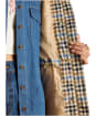 Women's Joules Everdry Waterproof Packable Raincoat - Tan Check
