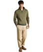 Men's Joules Heritage 1/4 Zip Sweatshirt - Green
