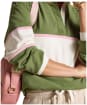 Women's Joules Jersey Deckshirt - Green / Cream Stripe