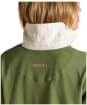 Women's Joules Jersey Deckshirt - Green / Cream Stripe