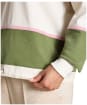 Women's Joules Jersey Deckshirt - Green / Cream Stripe