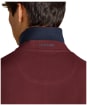 Men's Joules Woody Long Sleeve Polo Shirt - Burgundy Red