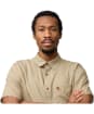 Men's Fjallraven Övik Travel Short Sleeve Shirt - Sandstone