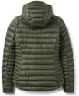  Women's Rab Microlight Alpine Down Hooded Jacket - Army