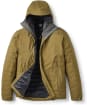 Men's Rab Microlight Shield Waterproof Down Jacket - Oak