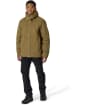 Men's Rab Microlight Shield Waterproof Down Jacket - Oak