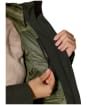  Women's Rab Valiance Waterproof Down Parka - Dark Army