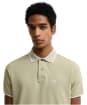 Men's Barbour Denwick Polo Shirt - Mineral Green